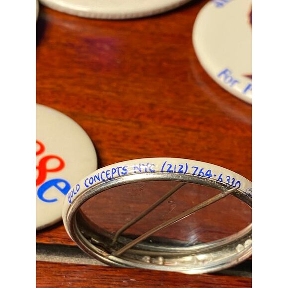 Lot of 5 Jesse Jackson for President 1988 Campaign Buttons Pins Badges 3 types - Picture 13 of 14